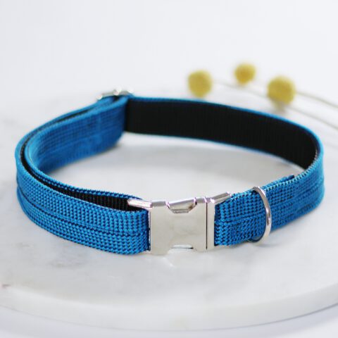 kletterseil-halsband-blau-steckschnalle-ikarusdoodle
